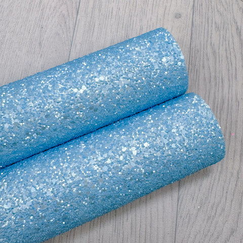 Pearly Pearls Blue Chunky Glitter