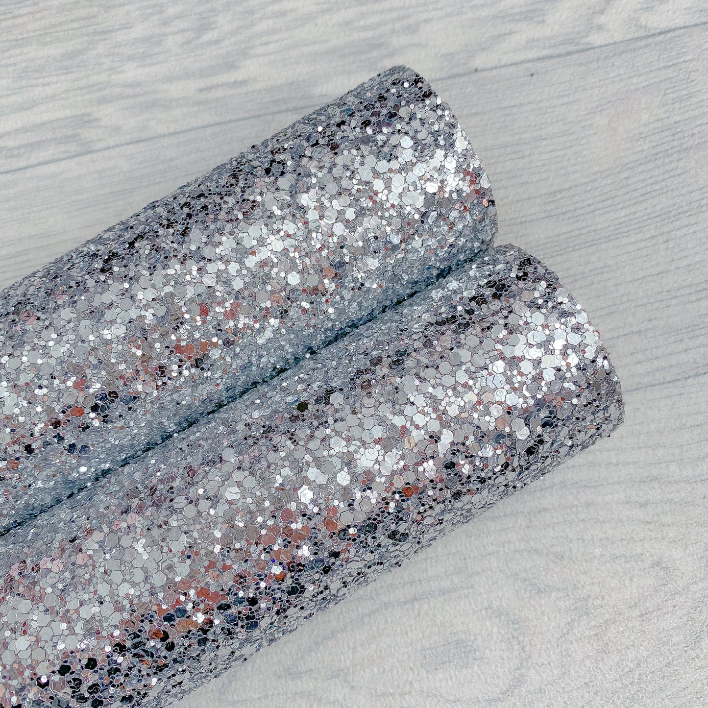 Precious Metal Silver Chunky  Glitter