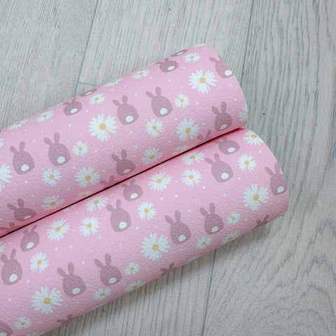 Bunnies & Daisies Leatherette