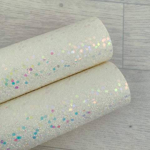 Dreamy Sparkle White Chunky Glitter