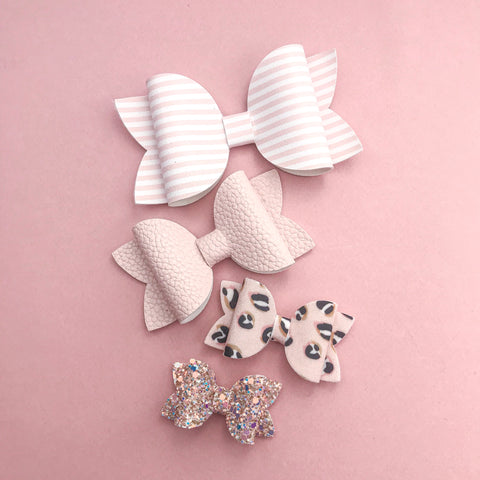 Beauty Bow Template Plastic 4 sizes