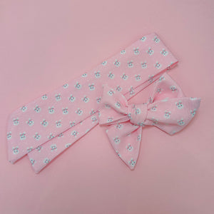 Ditzy Floral Crown Bunnies Bow Strips