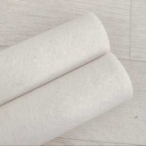 Marshmellow White 100% Merino Wool Felt