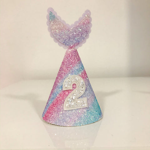 Mermaid Party Hat Plastic  Template