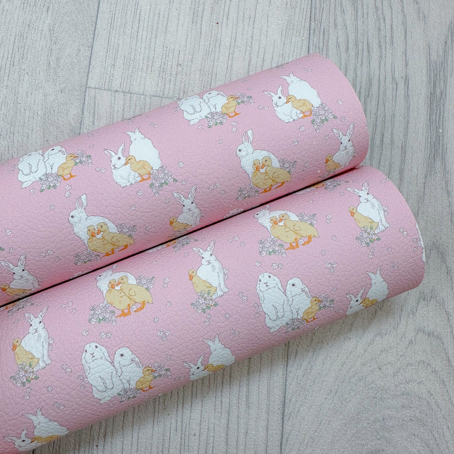 Bunnies & Ducklings Leatherette