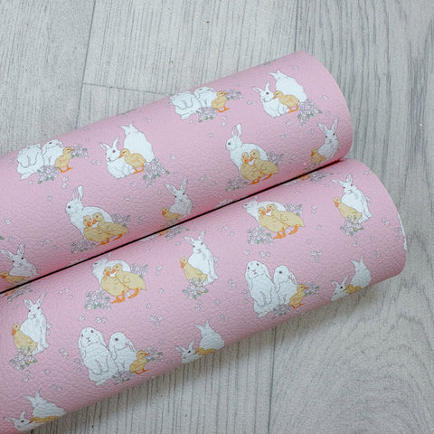 Bunnies & Ducklings Leatherette