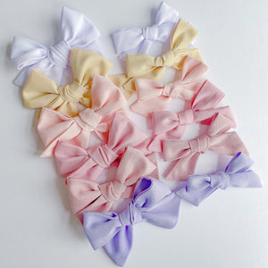 Solid Colour Polly Cotton Bow Strips