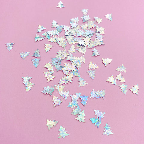 Hologram Christmas Tree Sequins