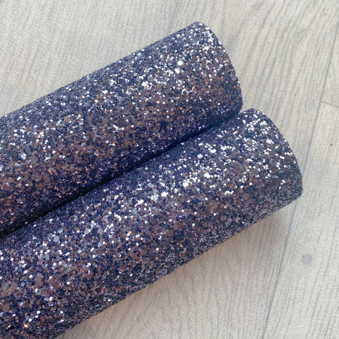 Deep Grey Chunky Glitter