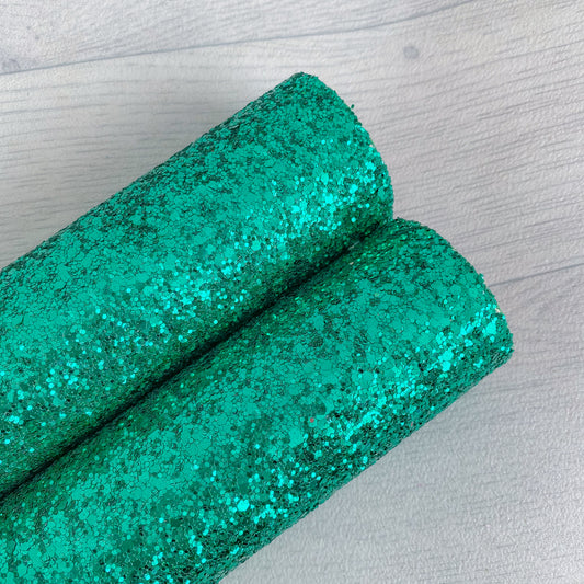 Precious Metal Peacock Green Chunky Glitter