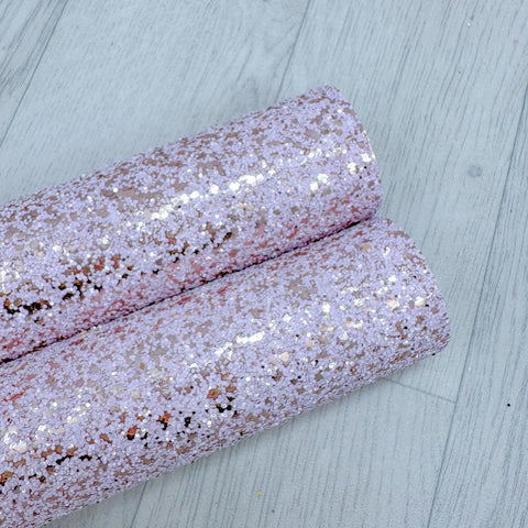 Purple Matte Rose Gold Sparkle Chunky Glitter