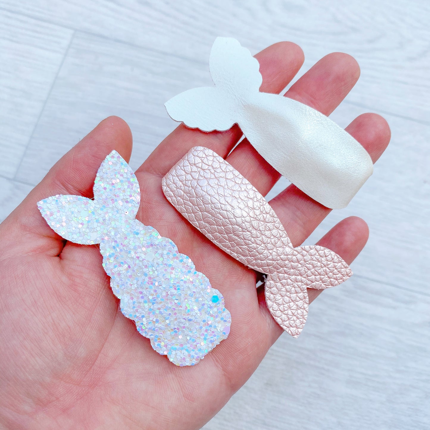 Mermaid Squad Snap Clip Template Plastic