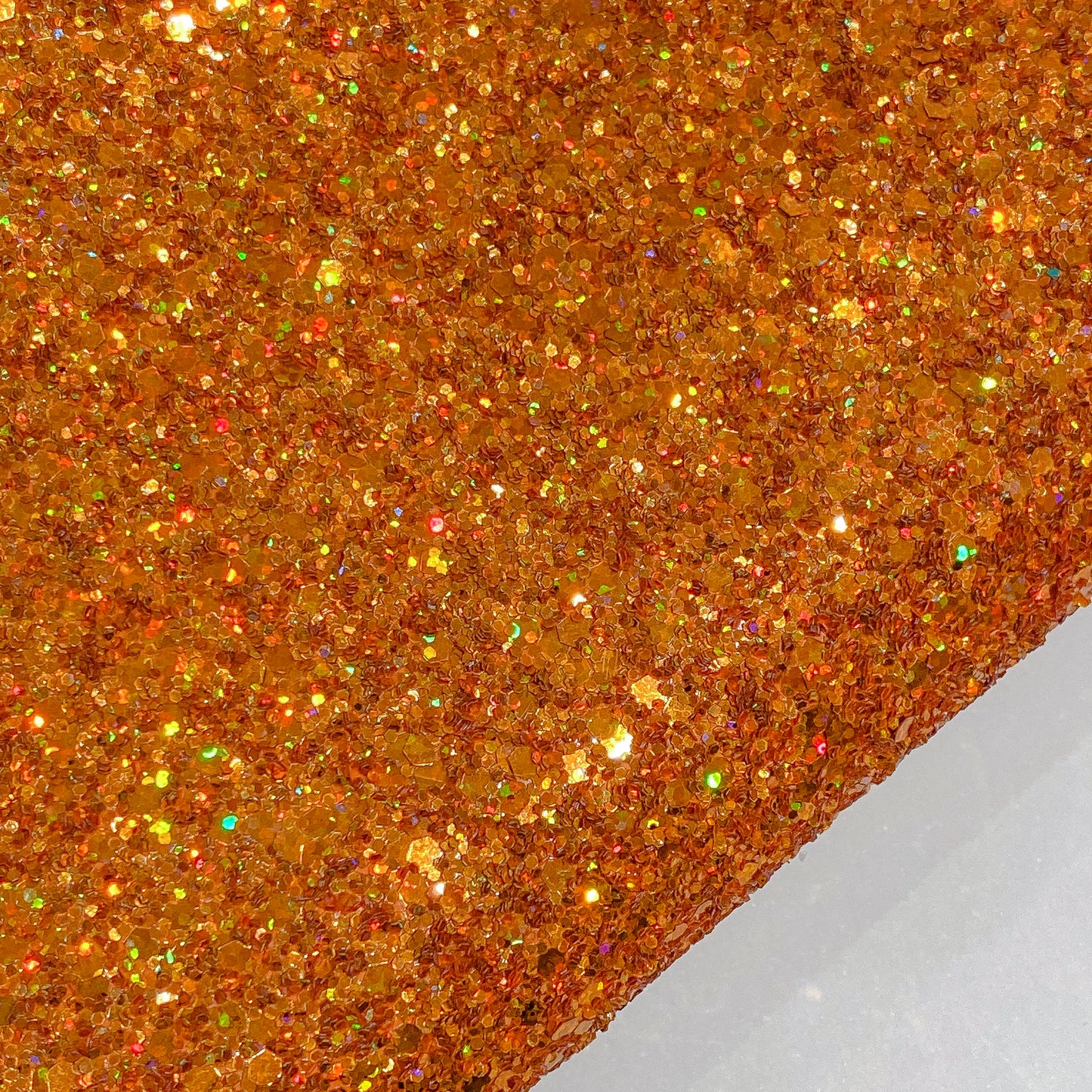 Hologram Orange Glitter