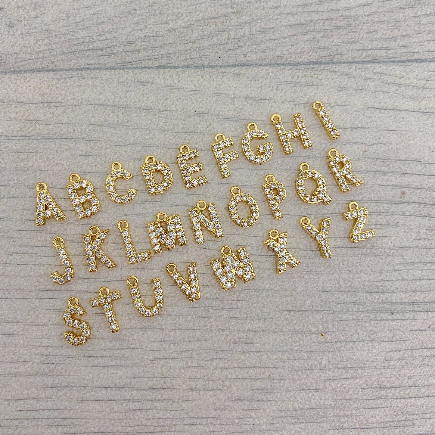 Teeny Letter Charms