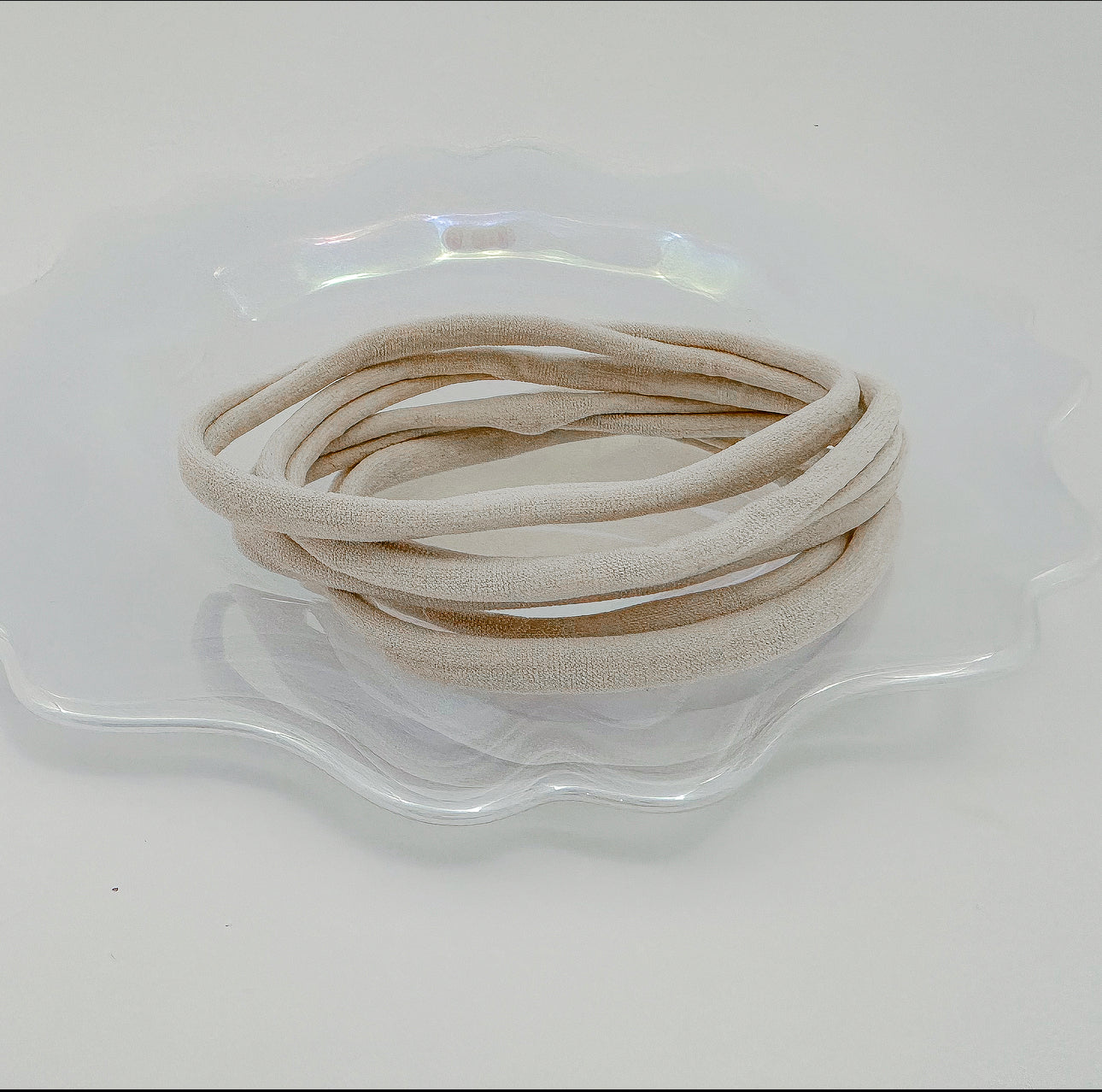 Crafty Duck Darling Nylon Headbands Ivory