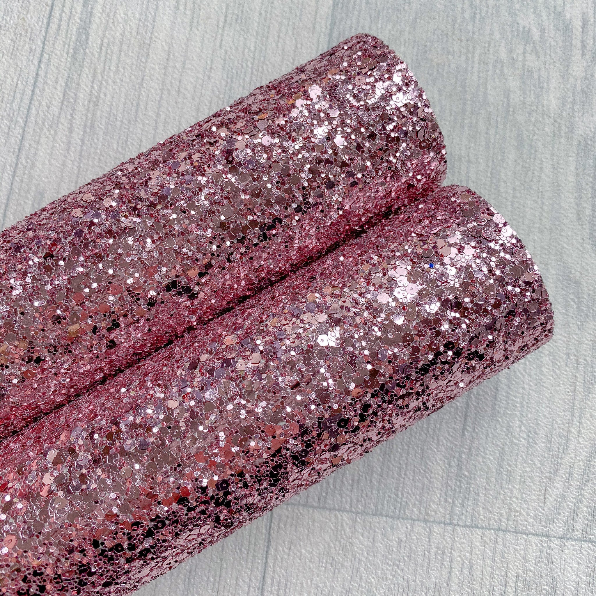 Blush pink Chunky Glitter fabric A4 sheet bow crafts supplies glitter material wallpaper maker hair bows 