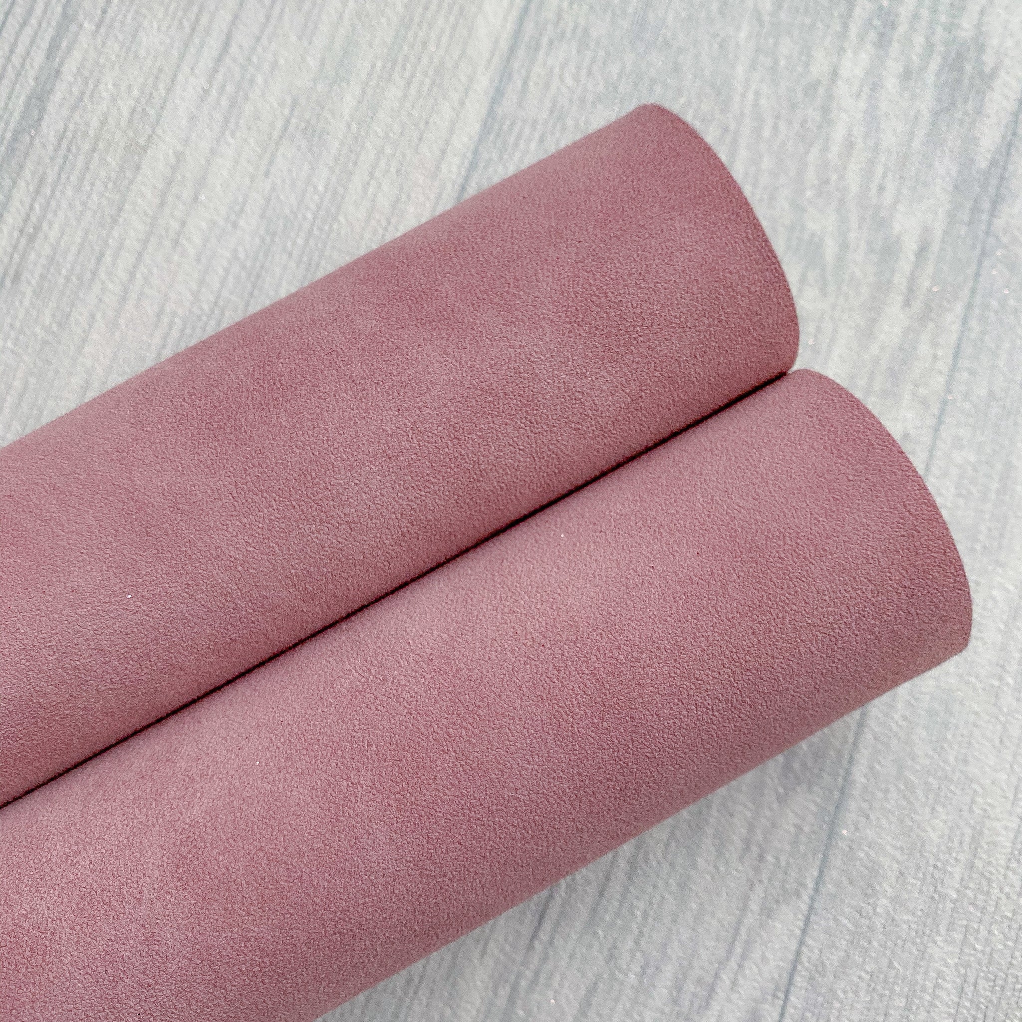 Pink suede fabric a4 sheet