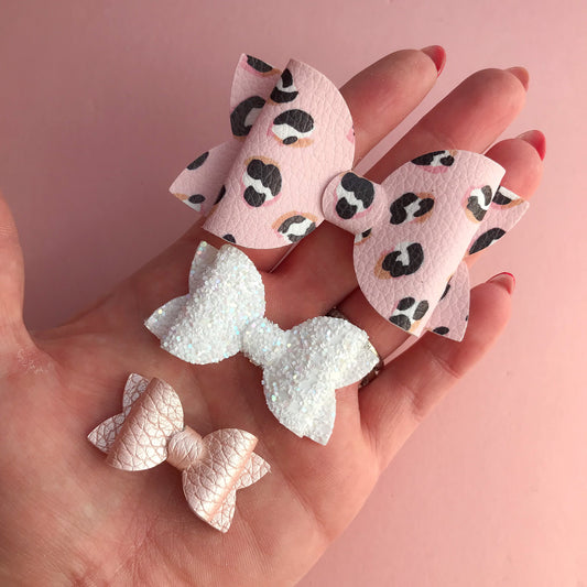 PREORDER JUNE Beauty Bow 3”, 2”, 1.5” Die Glitter Glitter On The Wall Exclusive