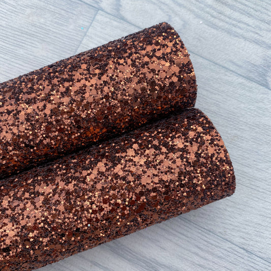 Precious Metal Mocha Brown Chunky Glitter