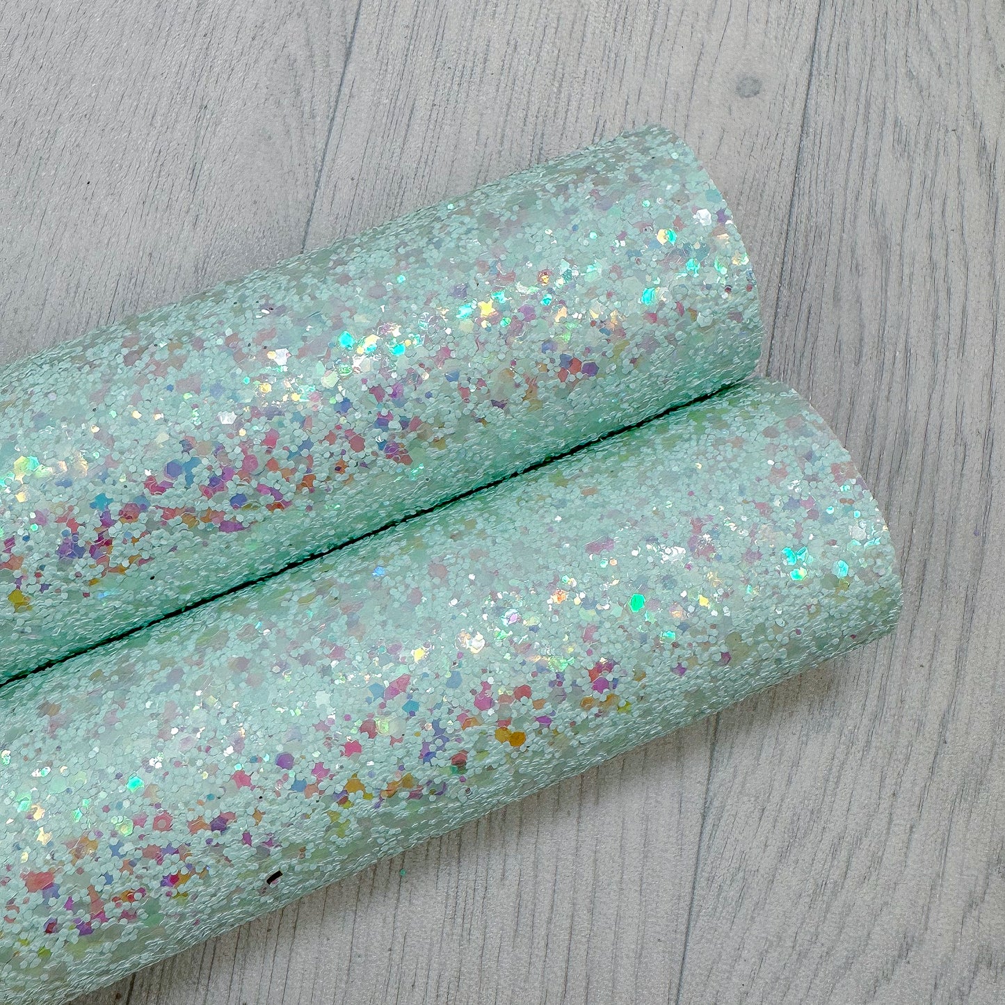 Sweet Sparkle Mint Chunky Glitter