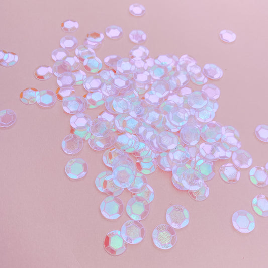Big Clear Iridescent Sequins