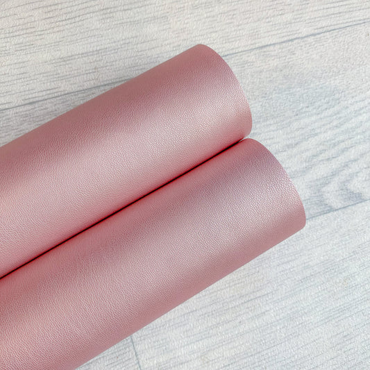 Oh So Soft Metallic Pink Vegan Leather