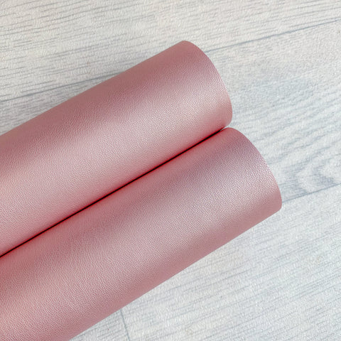 Oh So Soft Metallic Pink Vegan Leather