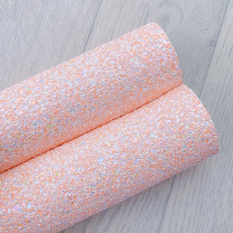 Neon Mix Orange Chunky Glitter