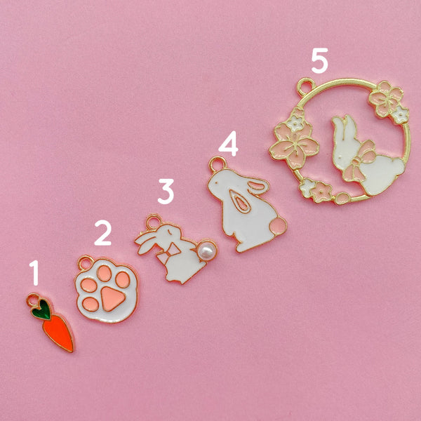 Rose Gold Easter Charms