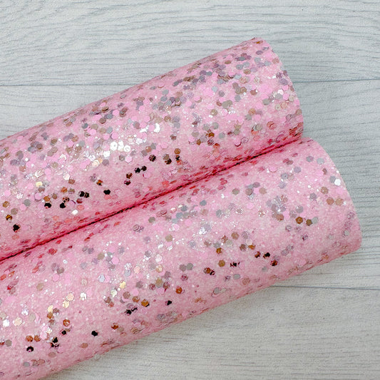 Pastel Shine Pale Pink Chunky Glitter