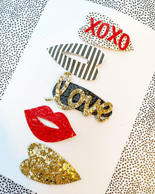 All Things Girlie Snap Clip Die Glitter Glitter On The Wall Exclusive