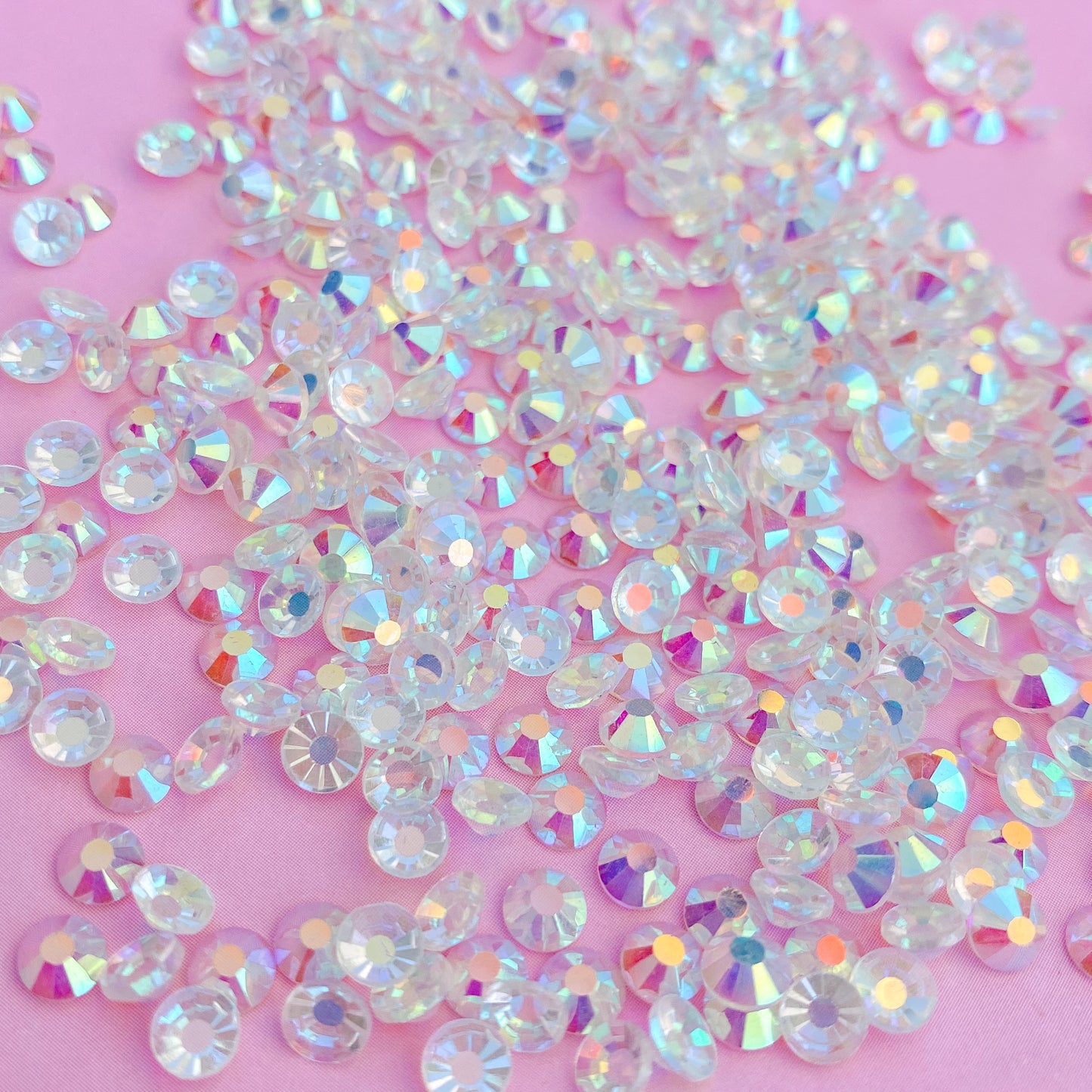 White Iridescent Crystals
