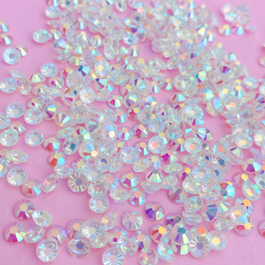 White Iridescent Crystals