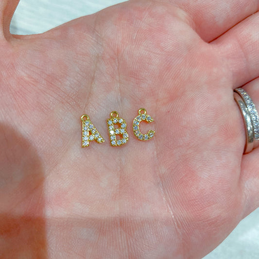 Teeny Letter Charms