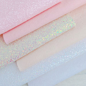 Pretty Glitter & Merino Felt Bundle x6 sheets